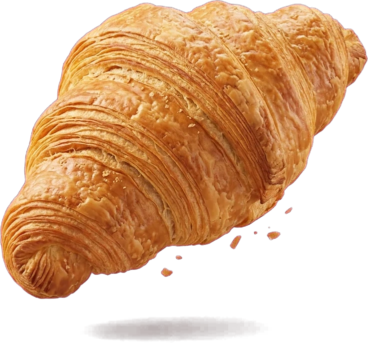 Máslový croissant